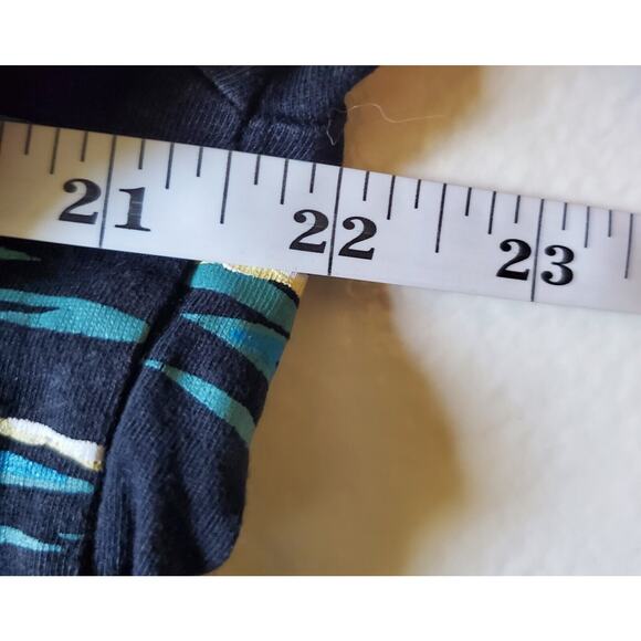 Reason New York Bad Kids Abstract Ocean Waves Graphic T-Shirt Navy Men's Large - Picture 5 of 9